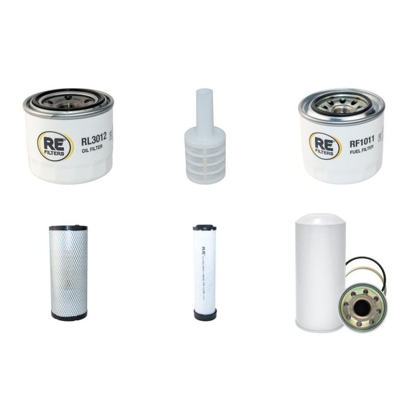 IHI 80 NX-3 Filter Service Kit w/Yanmar 4Tnv98 Eng. 2008-