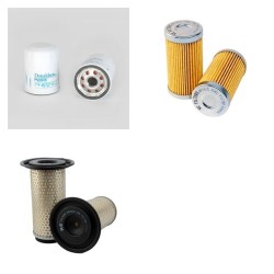 IHI IS12JX Filter Service Kit Air Oil Fuel Filters w/Perkins
