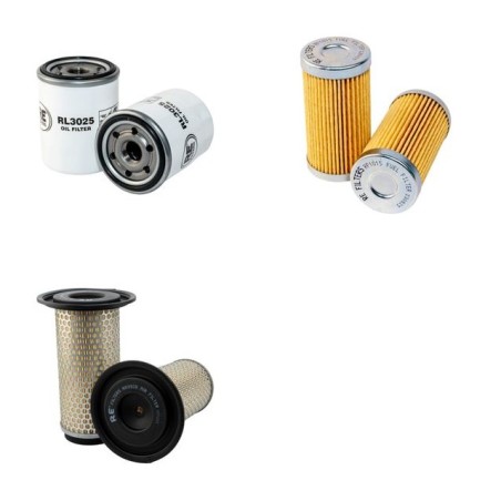 IHI IS 12 JX CE Filter Service Kit Air Oil Fuel Filters w/ISUZU 3YA1PA01 Eng.
