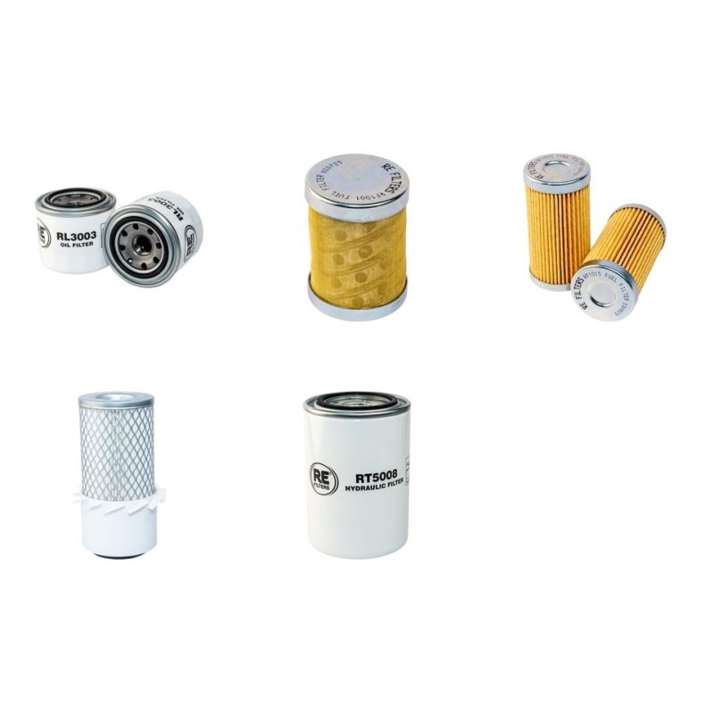 IHI IS 17 JE Filter Service Kit w/Isuzu 3Lb1 Eng. SN BX000001-
