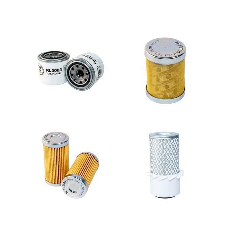 IHI IS 17 JE Filter Service Kit Air Oil Fuel Filters w/ISUZU 3LB1 Eng. SN  BX000001-