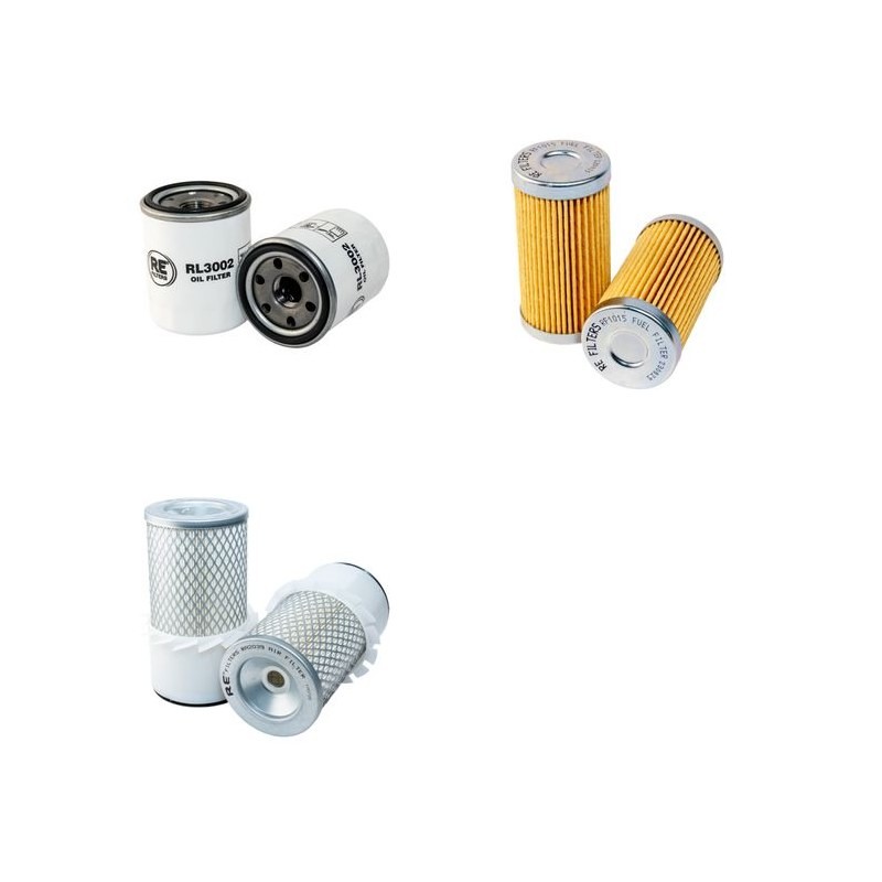 IHI IS 30 J Filter Service Kit Air Oil Fuel Filters w/ISUZU 3LD1 Eng. SN  BE00001-