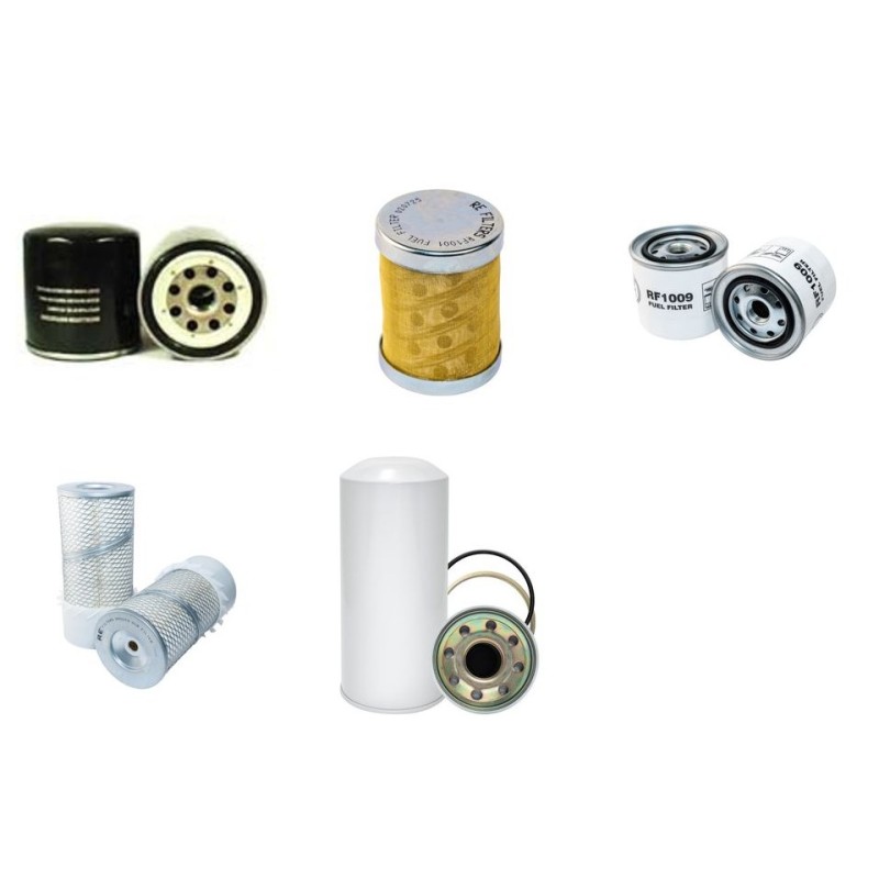 IHI IS 55 J/UJ Filter Service Kit w/Isuzu 4Ja1/Jc1 Eng.