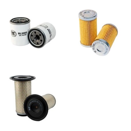 IHI IS 7 J Filter Service Kit Air Oil Fuel Filters w/ISUZU  Eng.