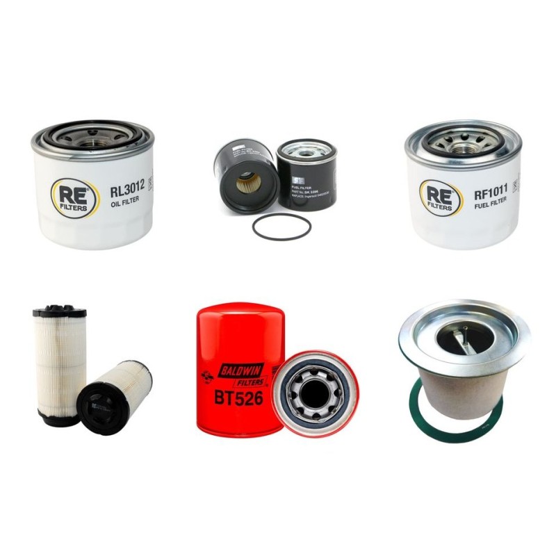 Ingersoll rand 7/26, 7.26, 726 Filter Service Kit  w/Yanmar 3IRH2N Eng.