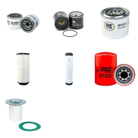 INGERSOLL RAND 7.41 FX Filter Service Kit w/ 4IRH8N-2 Eng. Year 2004-