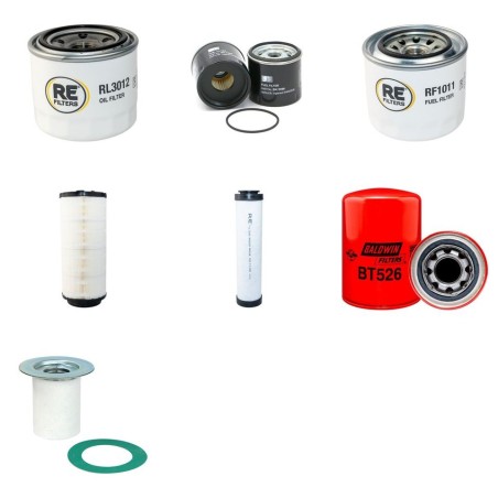 INGERSOLL RAND 7/41+ Filter Service Kit w/ Yanmar 4TNV88-K Eng. Year 2014-