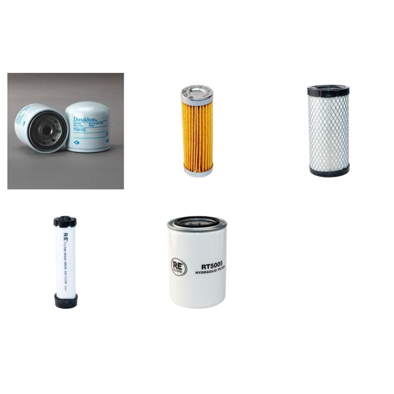 INGERSOLL RAND DD 14 Filter Service Kit w/ Kubota D722 Eng. Year 2008