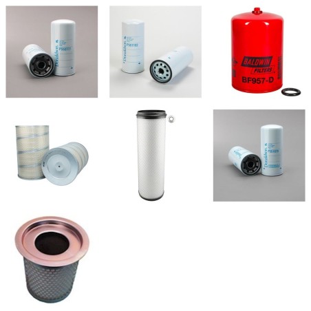 INGERSOLL RAND P 1050 WCU Filter Service Kit w/Cummins  Eng.