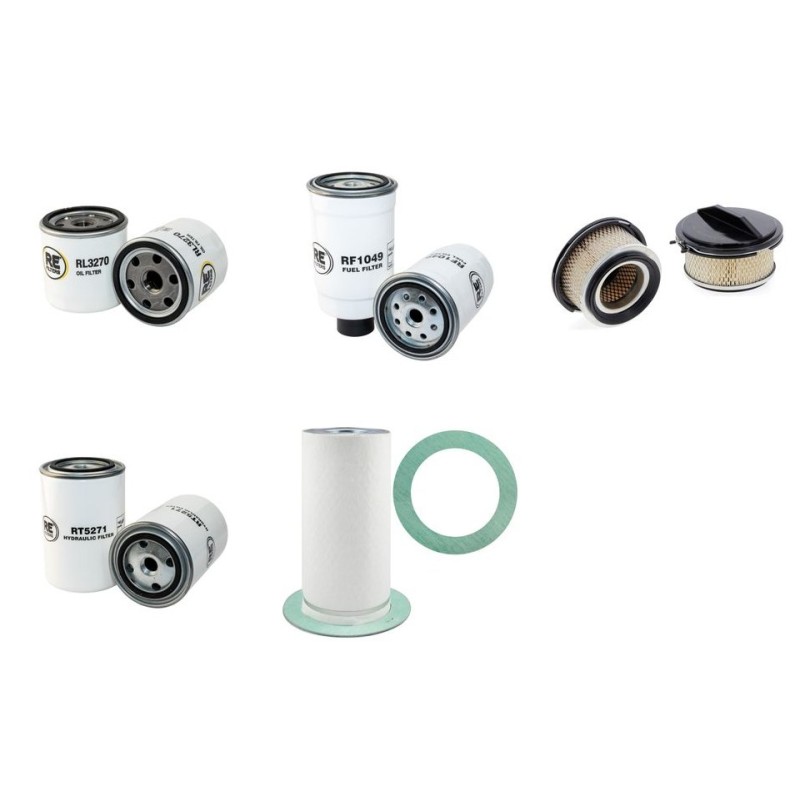INGERSOLL RAND P 125 W Filter Service Kit w/Lombardini  Eng.