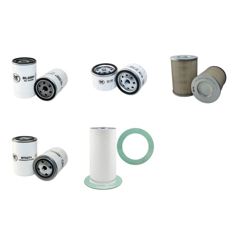 INGERSOLL RAND P 135 WD Compressor Filter Service Kit w/ Deutz F2L511 Eng.