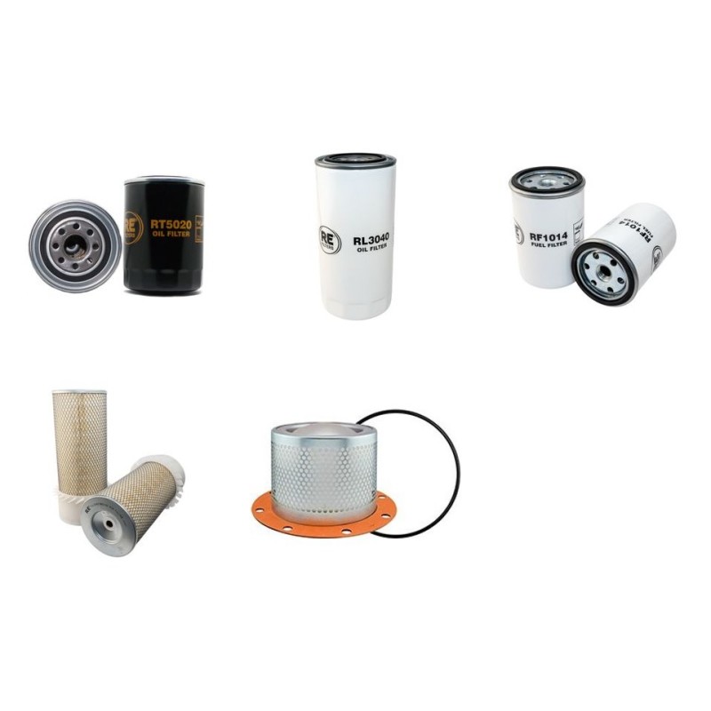 INGERSOLL RAND P 250 WD/SD Filter Service Kit w/Deutz F4L912 Eng.
