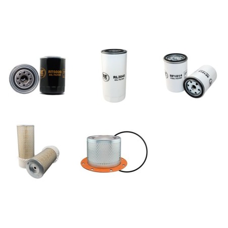 INGERSOLL RAND P 250 WD/SD Filter Service Kit w/Deutz F4L912 Eng.