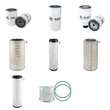 INGERSOLL RAND P 600 WP Filter Service Kit w/Perkins 1006.6 Eng.