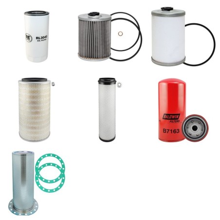 ATLAS COPCO XR 350 DD Compressor Filter Service Kit with Deutz F10L413F Eng