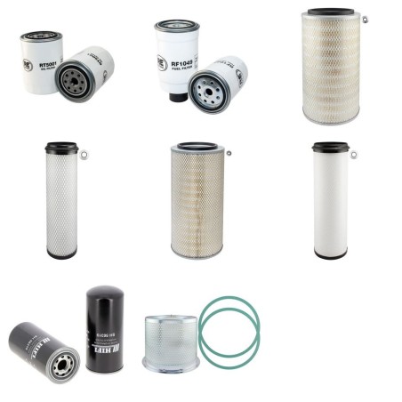 INGERSOLL RAND VHP 400 WP Filter Service Kit w/Perkins 1936/2500 Eng.