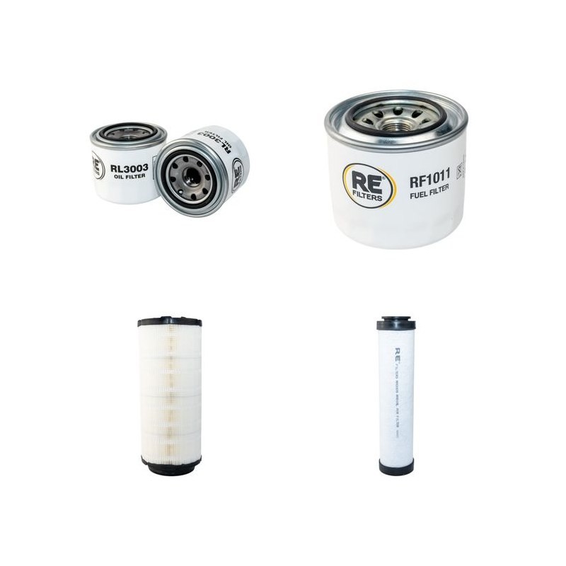 INGERSOLL RAND W 902 Compressor Filter Service Kit w/ Yanmar 7YDXL2 Eng.