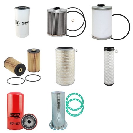 ATLAS COPCO XRS 350 DD Compressor Filter Service Kit with Deutz F10L413F Eng