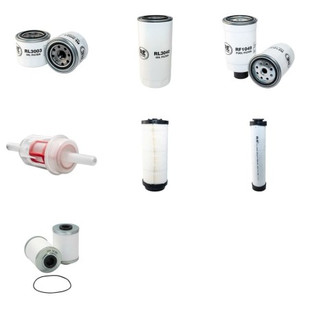 IRMER + ELZE IRMAIR 2 Compressor Filter Service Kit w/ Kubota D905 Eng. 80