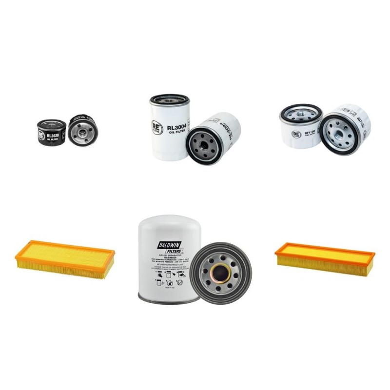 IRMER + ELZE IRMAIR 2W Filter Service Kit w/Lombardini F3M1008 Eng.