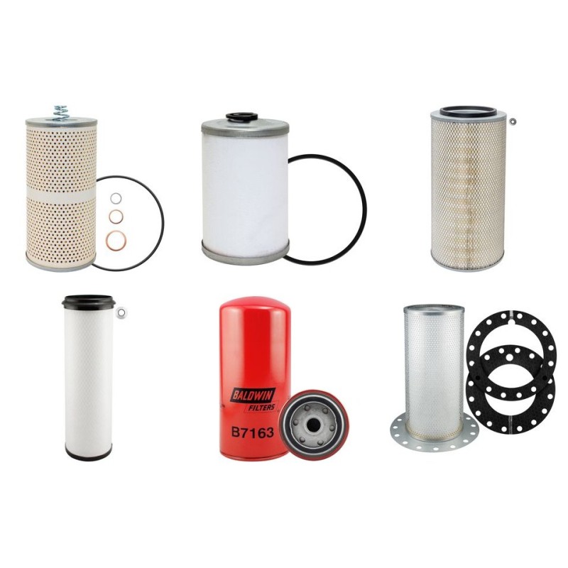 ATLAS COPCO XRVS 455 Filter Service Kit w/MERCEDES OM442LA Eng.