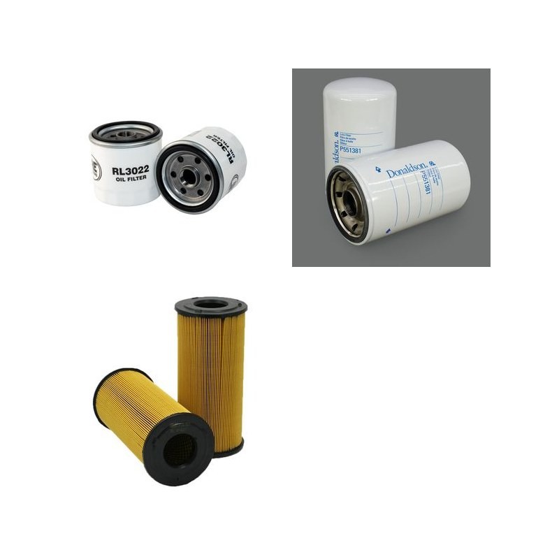 Filter kit for Iseki SF438 with Iseki Engine 2015 BGE42
