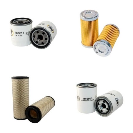 Filter kit for Iseki TH4295FH with Iseki E3Cd1-1498 Engine 2010-
