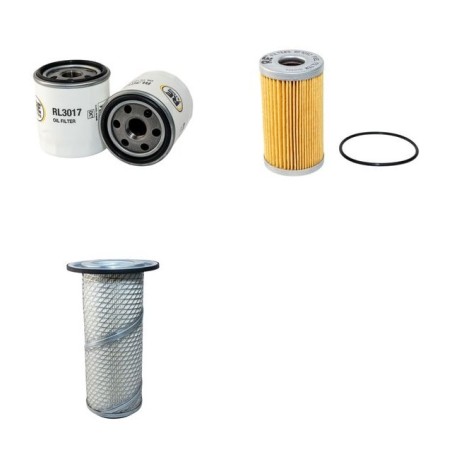ISEKI TK 527 Filter Service Kit Air Oil Fuel Filters w/ISEKI E3CF-B06 Eng.