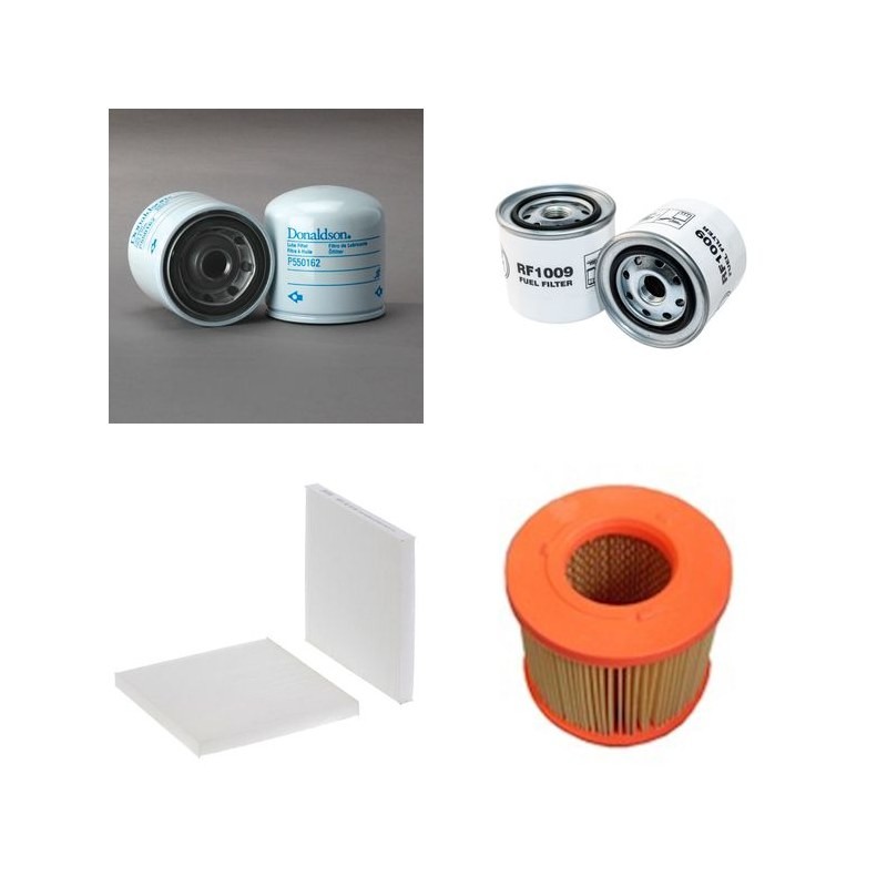 ISUZU 4X4 D-MAX 2.5 D Filter Service Kit w/ 4JA1-TC Eng.   YR  10.02-12.06 101 CH 8DH
