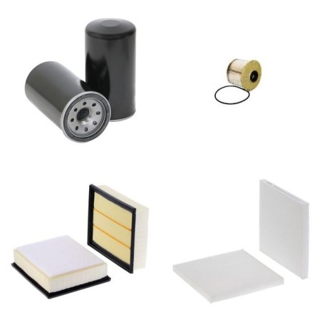 ISUZU 4X4 D-MAX 2.5 D 4X4 Filter Service Kit w/ 4JK1-TC Eng.   YR  01.07- 136 CH 8DH
