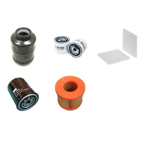 ISUZU 4X4 D-MAX 3.0 DITD 4X4 Filter Service Kit w/ 4JH1-TC Eng.   YR  05.02-12.06 131 CH 8DH