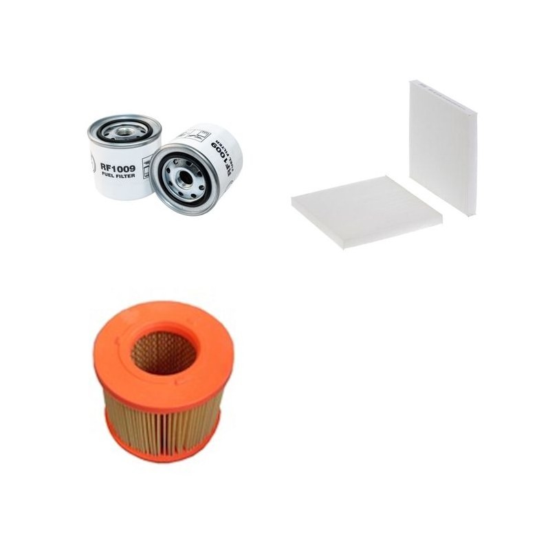 ISUZU 4X4 D-MAX 3.0 DTI L 4X4 Filter Service Kit w/ISUZU 4JH1 Eng.   YR  01.05-05.08