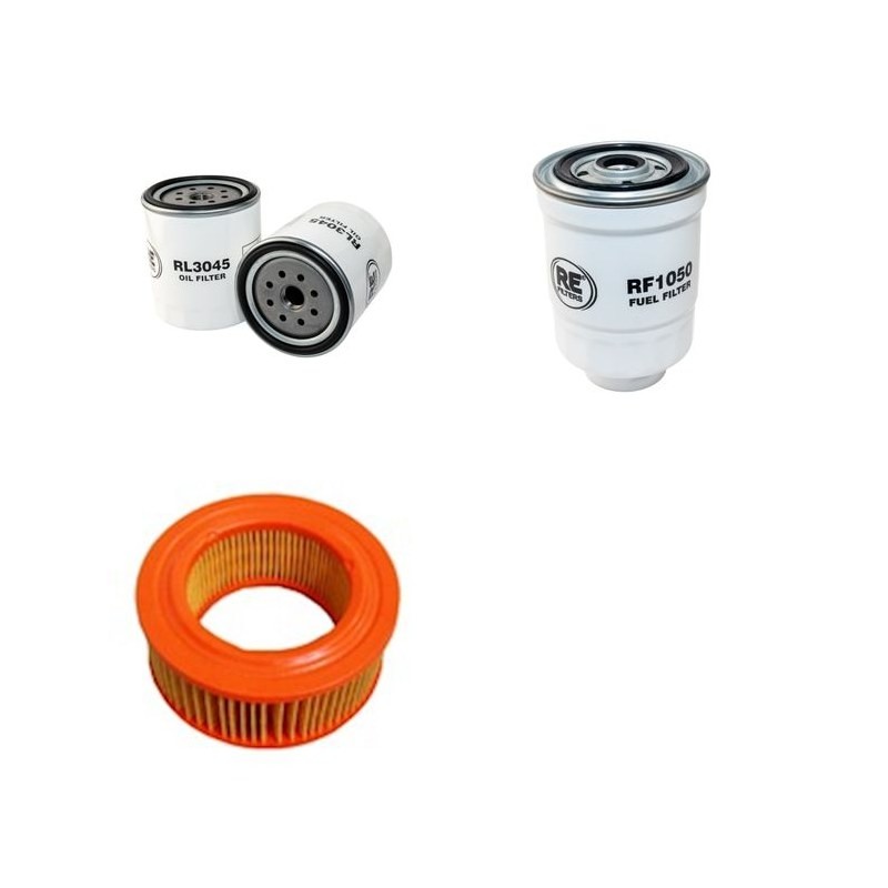 ISUZU VU/LT/LW CAMPO 2.2 D Filter Service Kit w/ C223 Eng.   YR  04.86-12.90 53 CH KBD27