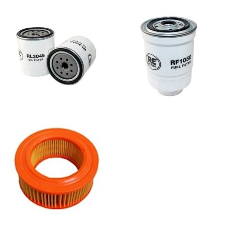 ISUZU VU/LT/LW CAMPO 2.2 D Filter Service Kit w/ C223 Eng.   YR  04.86-12.90 53 CH KBD27