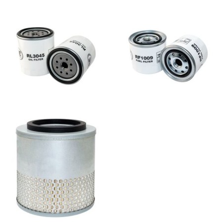 ISUZU VU/LT/LW CAMPO 2.5 D 4WD Filter Service Kit w/ 4JA1 Eng.   YR  01.83-12.90 75 CH KBD47