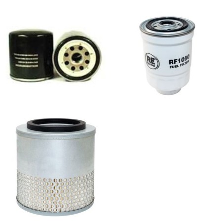 ISUZU VU/LT/LW CAMPO 2.5 D 4X4 Filter Service Kit w/ 4JA1 Eng.   YR  01.89-  TFR 54/TFS 54