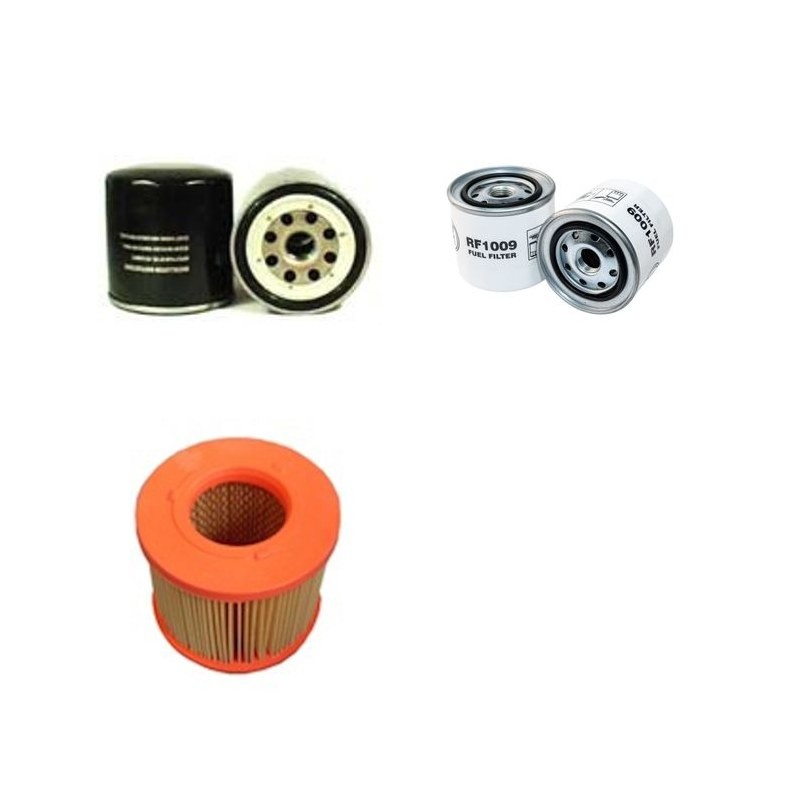 ISUZU VU/LT/LW KB 280 TD Filter Service Kit w/ 4JB1 Eng.   YR  1998-2002