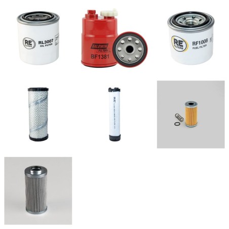 ATN ZEBRA 12 Filter Service Kit withKubota V1305-E2Beux1 Eng