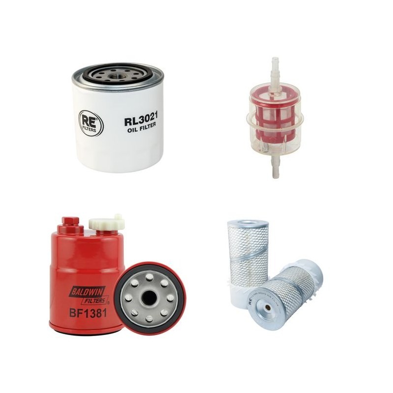 ATN ZEBRA 16 Filter Service Kit Air Oil Fuel Filters w/Kubota V1703-EU1 Eng.