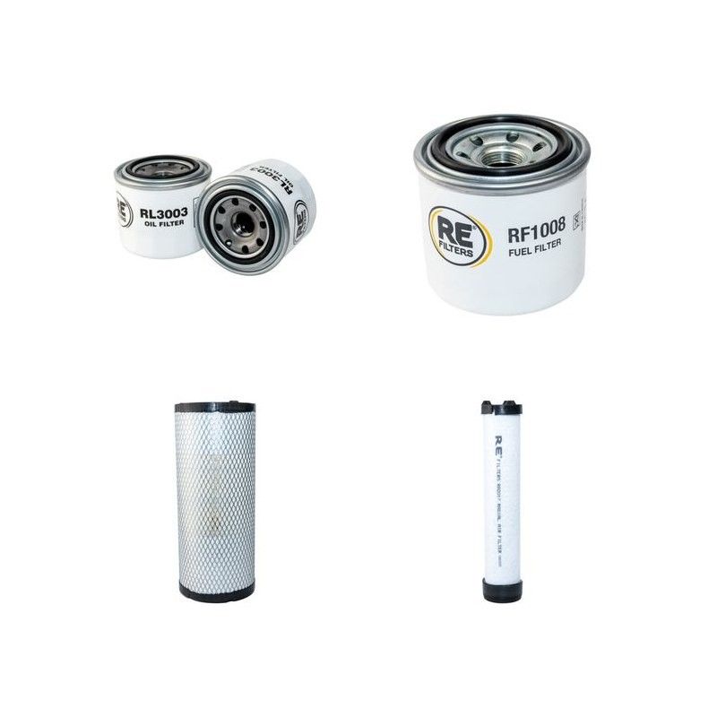 ATTACK HW1130 K26/K33 Filter Service Kit with Kubota Engine