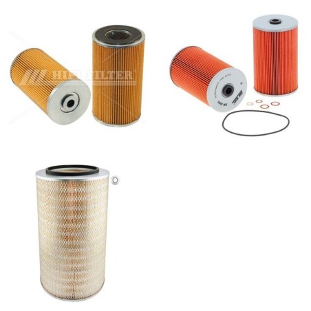 ISUZU CXK 23-U Filter Service Kit w/ISUZU 6SD1-T Eng.   YR  05.92-09.94