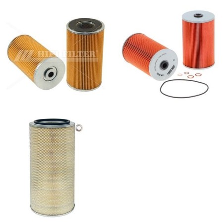 ISUZU CXK 71-U Filter Service Kit w/ISUZU 10PD1 Eng.   YR  10.92-09.94