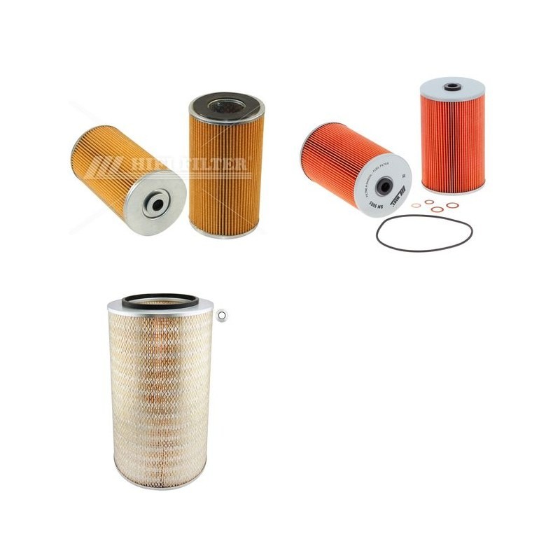 ISUZU CXM 72-U Filter Service Kit w/ISUZU 12PD1 Eng.   YR  09.89-09.94