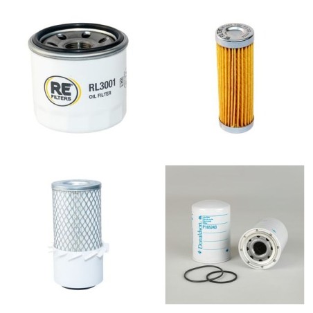 JACOBSEN GK IV DIESEL Filter Service Kit w/KUBOTA D600 Eng.