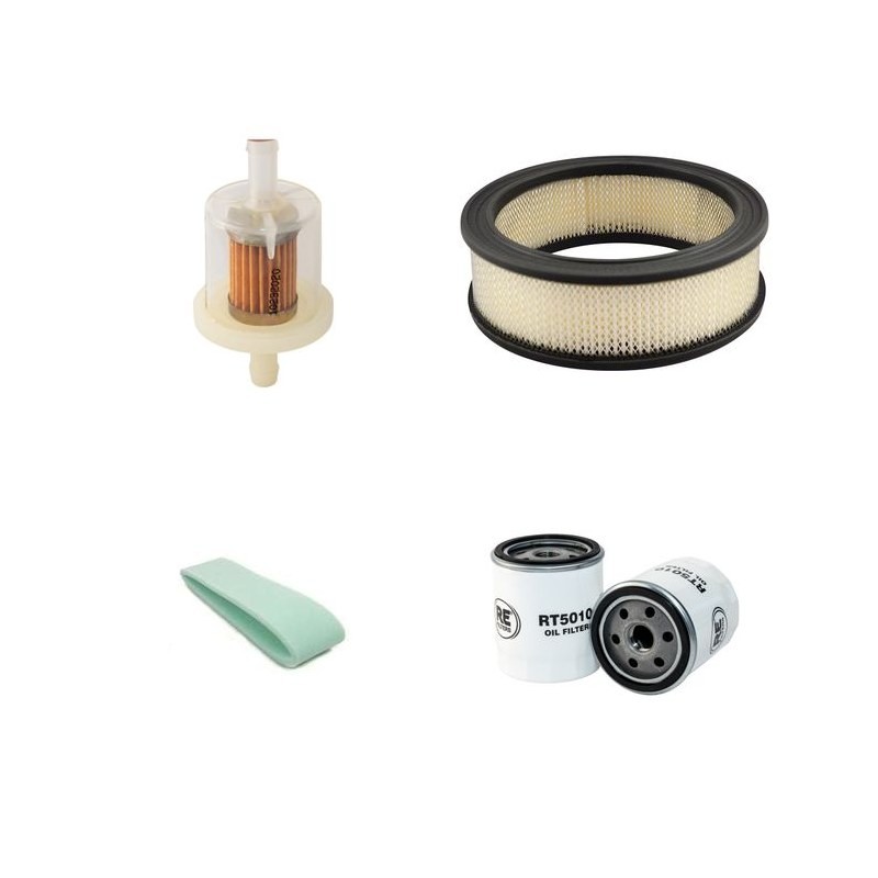 Filter Kit for Ransomes Jacobsen GKIV PLUS  Air Oil Fuel Filters with Briggs & Stratton 350447-1173A1 Engine 18 CH