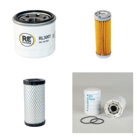 Filter Kit for Ransomes Jacobsen GKIV Plus Diesel with Kubota D662 Engine 