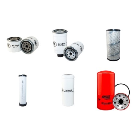 Filter Kit for Ransomes Jacobsen HR9016 with Detroit VM D704LTE.13A Engine SN 70522/70523