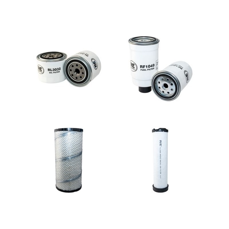 RANSOMES JACOBSEN HR 9016 Filter Service Kit Air Oil Fuel Filters w/DETROIT VM D704LTE.13A Eng. SN  70522/70523