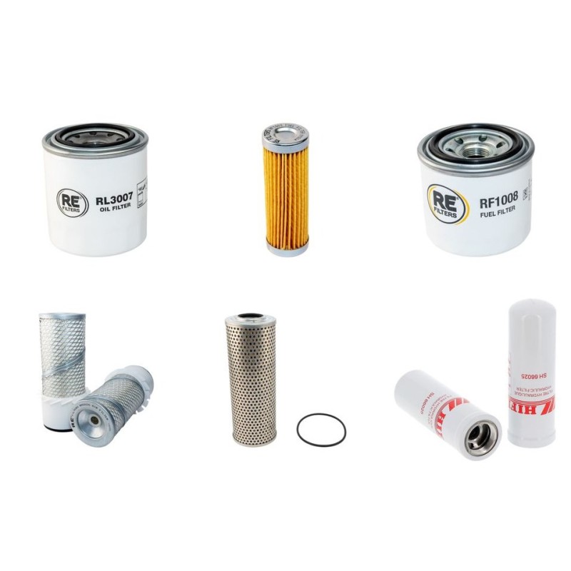 JACOBSEN LF 128 2/3 WHEELS Filter Service Kit w/Kubota D1105E Eng.     28 CH