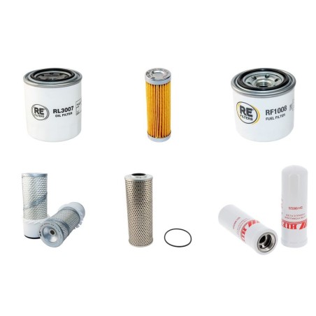 JACOBSEN LF 128 2/3 WHEELS Filter Service Kit w/Kubota D1105E Eng.     28 CH